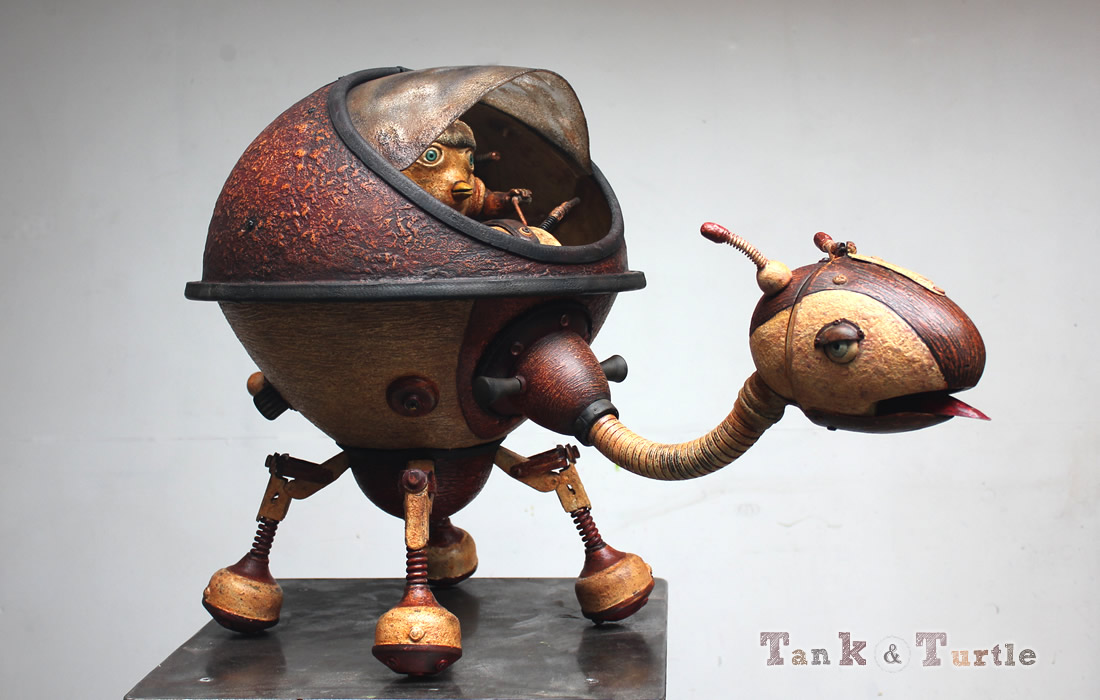 Tank et Turtle- Pichelle plasticien